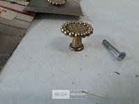 10 x meubeltop zamak vermessingd 30 mm - afbeelding 3 van  3
