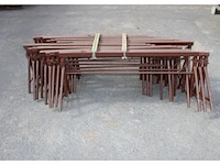 10 x müba stukadoorstelling telesc. 150 cm - 420 cm