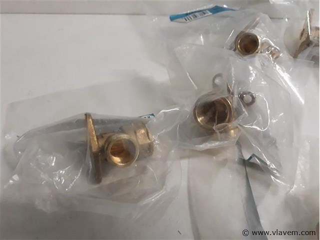 10 x muurbevestiging soldeer koper 15mm x ½ f - afbeelding 2 van  2