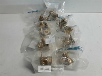 10 x muurbevestiging soldeer koper 15mm x ½ f - afbeelding 1 van  3