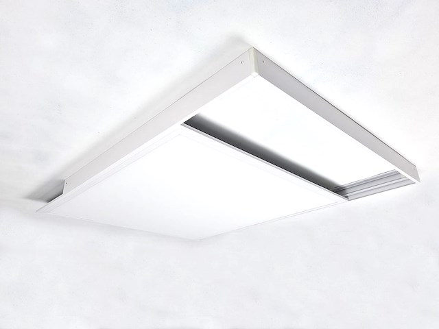 10 x opbouw frame voor 60x60 panelen wit kliksystem - afbeelding 4 van  6