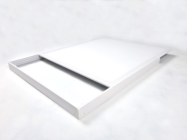 10 x opbouw frame voor 60x60 panelen wit kliksystem - afbeelding 5 van  6