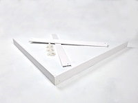 10 x opbouw frame voor 60x60 panelen wit kliksystem - afbeelding 6 van  6