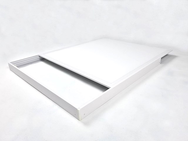 10 x opbouw frame voor 60x60 panelen wit kliksystem - afbeelding 5 van  6