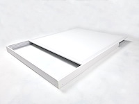 10 x opbouw frame voor 60x60 panelen wit kliksystem - afbeelding 5 van  6