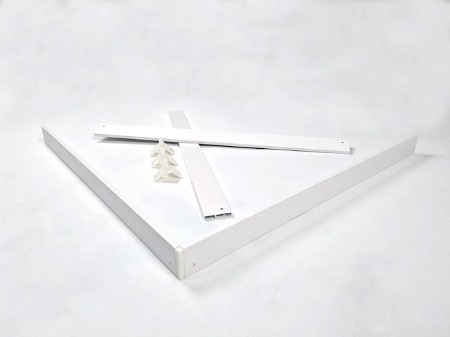 10 x opbouw frame voor 60x60 panelen wit kliksystem - afbeelding 6 van  6