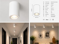 10 x opbouw spot armatuur – gu10 – wit – ip20 – frezya-r - afbeelding 5 van  5