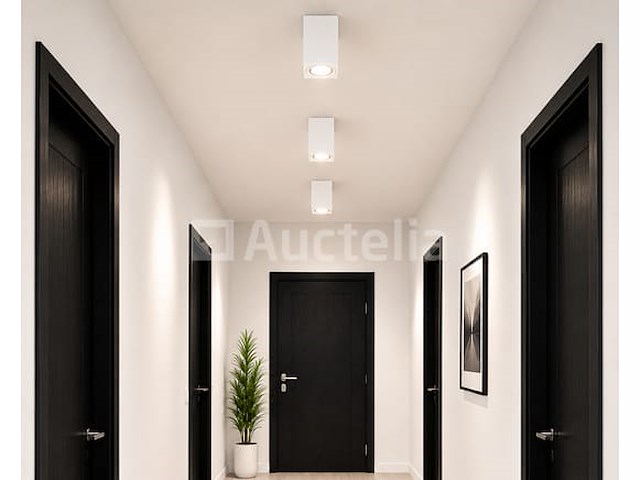 10 x opbouw spot armatuur – gu10 – wit – ip20 – frezya-s - afbeelding 1 van  5