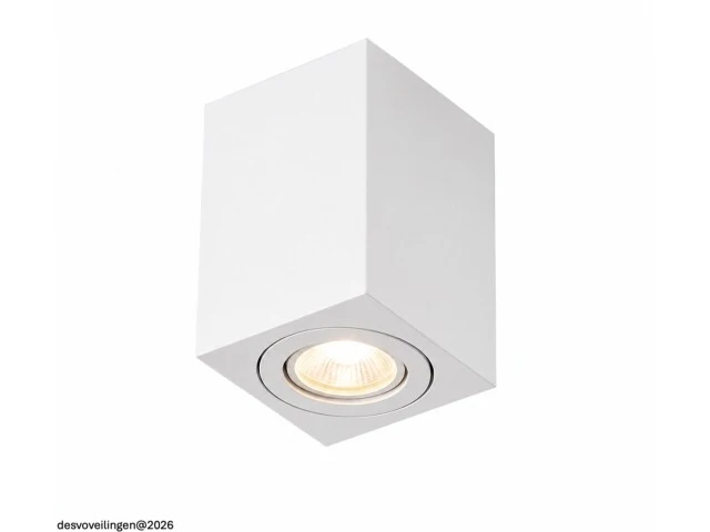 10 x opbouw spot armatuur – gu10 – wit – ip20 – frezya-s - afbeelding 3 van  6