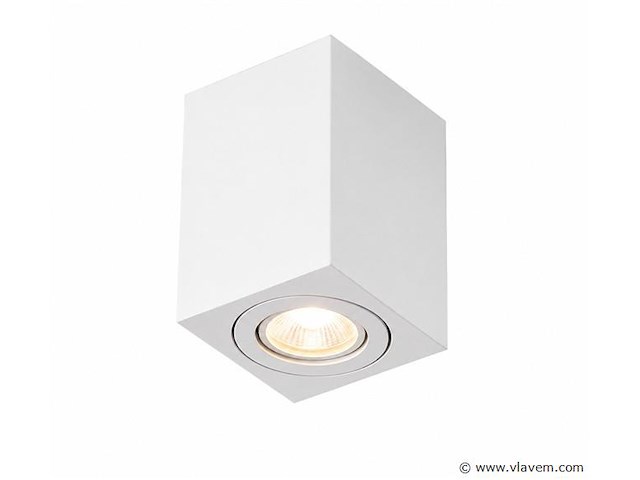 10 x opbouw spot armatuur – gu10 – wit – ip20 – frezya-s - afbeelding 2 van  5