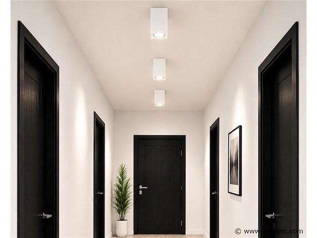10 x opbouw spot armatuur – gu10 – wit – ip20 – frezya-s - afbeelding 3 van  5