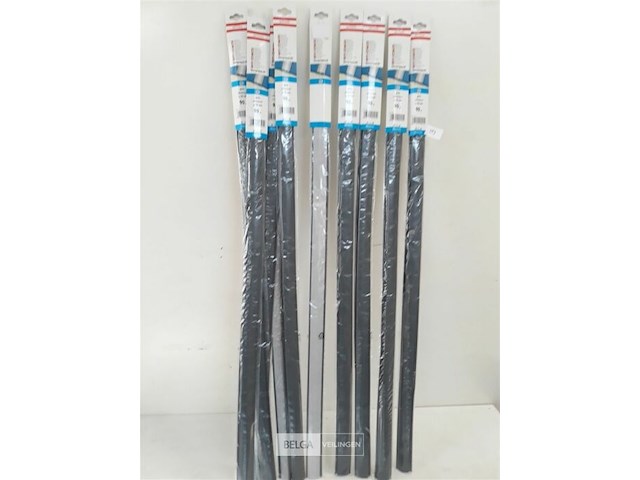 10 x overgangsprofiel h-profiel grijs pvc 90cm x 35mm - afbeelding 1 van  3