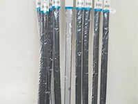 10 x overgangsprofiel h-profiel grijs pvc 90cm x 35mm - afbeelding 2 van  3