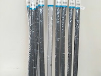 10 x overgangsprofiel h-profiel grijs pvc 90cm x 35mm - afbeelding 2 van  3