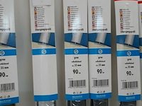 10 x overgangsprofiel h-profiel grijs pvc 90cm x 35mm - afbeelding 3 van  3