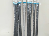 10 x overgangsprofiel h-profiel grijs pvc 90cm x 35mm - afbeelding 2 van  3