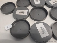 10 x oversteekstop 100 mm pvc lijmverbinding - afbeelding 2 van  2