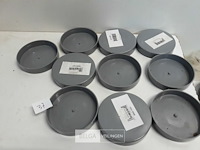 10 x oversteekstop 100 mm pvc lijmverbinding - afbeelding 2 van  3