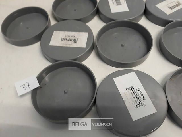 10 x oversteekstop 100 mm pvc lijmverbinding - afbeelding 3 van  3