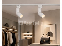 10 x rail spot armatuur – gu10 – wit – ip20 – toronto - afbeelding 1 van  5