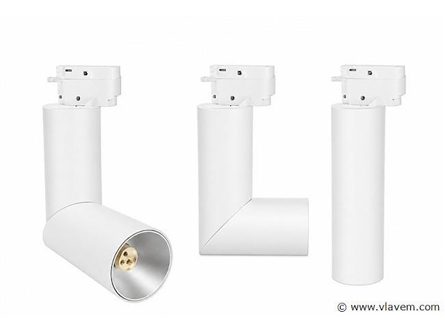 10 x rail spot armatuur – gu10 – wit – ip20 – toronto - afbeelding 2 van  5