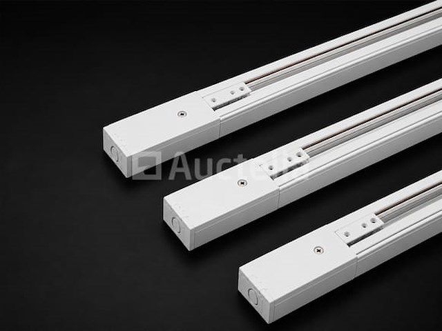 10 x railverlichting track – 1 fase – 1 meter – wit - lighting track - afbeelding 1 van  5