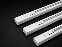 10 x railverlichting track – 1 fase – 1 meter – wit - lighting track - afbeelding 1 van  5
