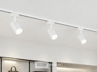 10 x railverlichting track – 1 fase – 1 meter – wit - lighting track - afbeelding 4 van  6
