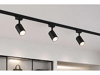 10 x railverlichting track – 1 fase – 1 meter – zwart - lighting track - afbeelding 3 van  5