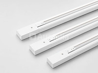 10 x railverlichting track – 1 fase – 2 meter – wit - lighting track - afbeelding 4 van  5