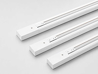 10 x railverlichting track – 1 fase – 2 meter – wit - lighting track - afbeelding 1 van  5