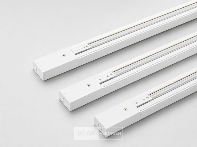 10 x railverlichting track – 1 fase – 2 meter – wit - lighting track - afbeelding 2 van  6