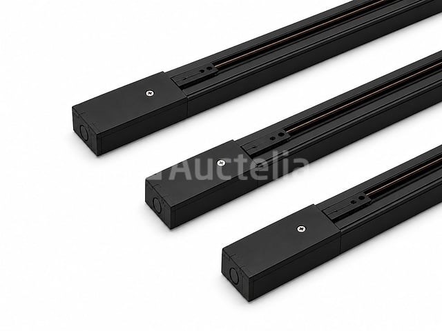 10 x railverlichting track – 1 fase – 2 meter – zwart - lighting track - afbeelding 5 van  5