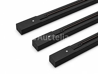 10 x railverlichting track – 1 fase – 2 meter – zwart - lighting track - afbeelding 5 van  5