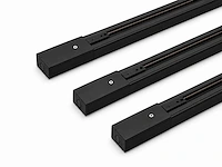 10 x railverlichting track – 1 fase – 2 meter – zwart - lighting track