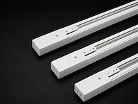 10 x railverlichting track – 1 fase – 3 meter – wit - lighting track - afbeelding 1 van  5