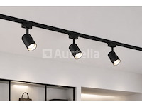 10 x railverlichting track – 1 fase – 3 meter – zwart - lighting track - afbeelding 1 van  5