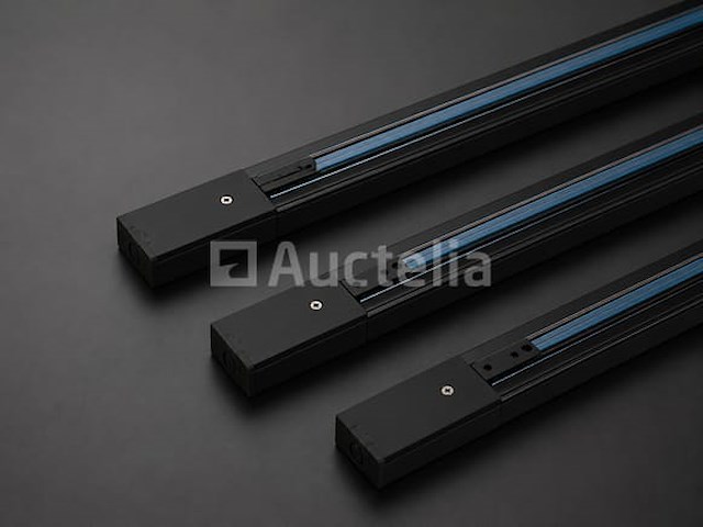 10 x railverlichting track – 1 fase – 3 meter – zwart - lighting track - afbeelding 2 van  5