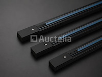 10 x railverlichting track – 1 fase – 3 meter – zwart - lighting track - afbeelding 2 van  5