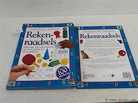 10 x reken raadselboek met stickers - afbeelding 1 van  2