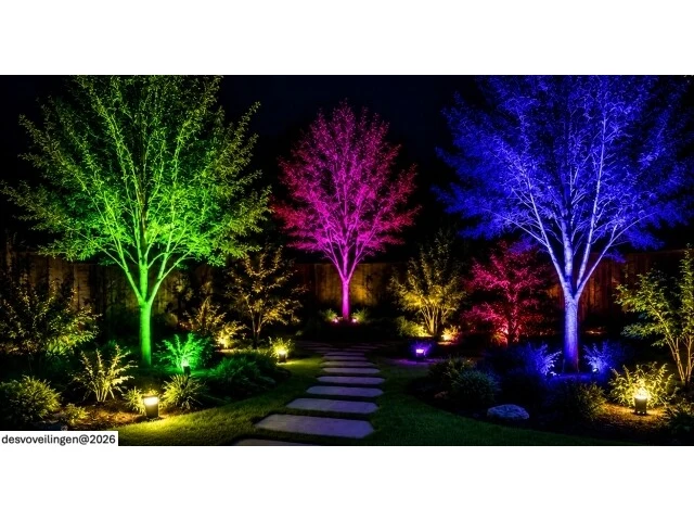 10 x rgb led floodlight 100w - zwart – ip65 – remix-100 - afbeelding 4 van  6