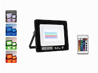 10 x rgb led floodlight 20w - zwart – ip65 – remix-20 - afbeelding 1 van  5