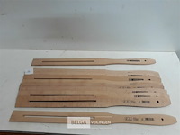 10 x roerstok hout 55 cm - afbeelding 2 van  3