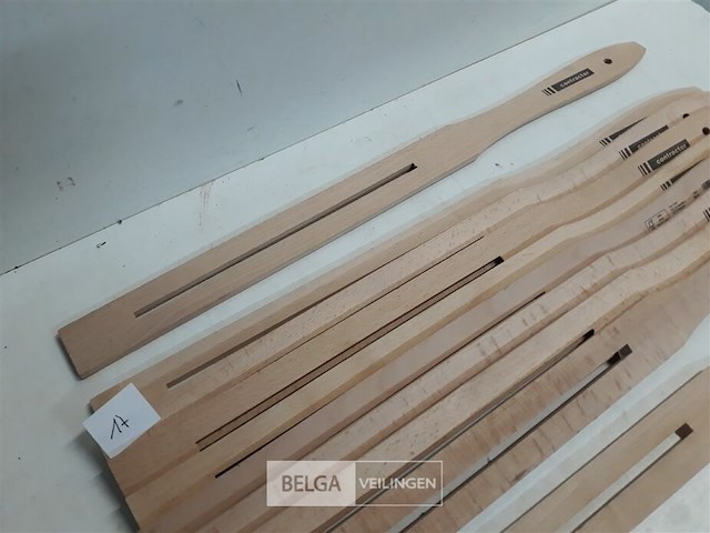 10 x roerstok hout 55 cm - afbeelding 3 van  3
