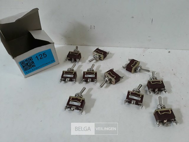 10 x schakelaar on-on 220v 10a - afbeelding 1 van  3