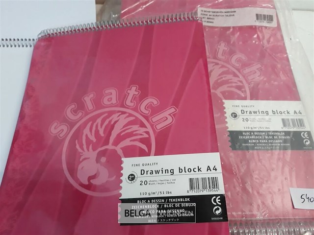 10 x schetsboek a4 20 vellen - afbeelding 3 van  3