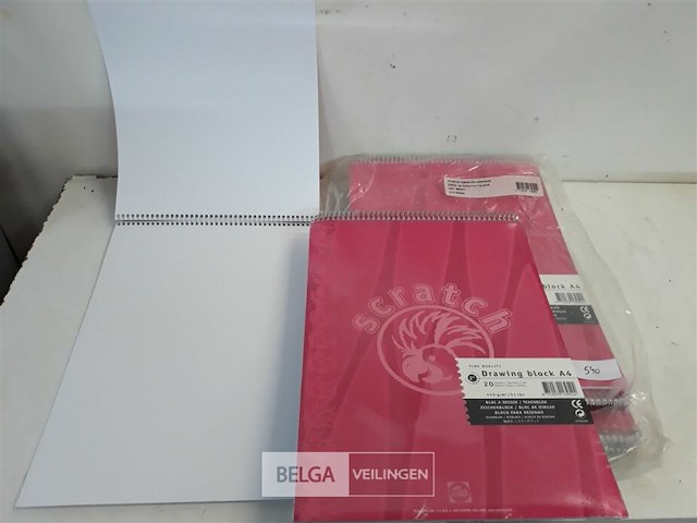 10 x schetsboek a4 20 vellen - afbeelding 1 van  3