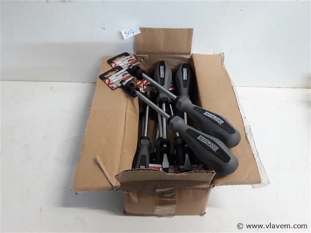 10 x schroevendraaier plat 150 mm - afbeelding 1 van  2