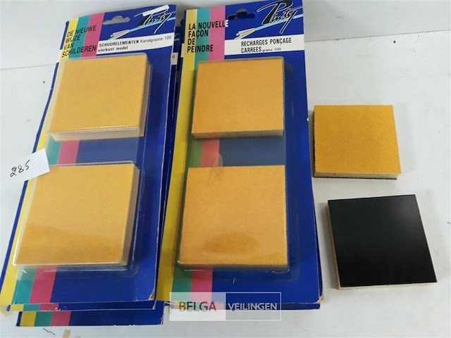 10 x schuurelement spons k100 2 stuks - afbeelding 1 van  3