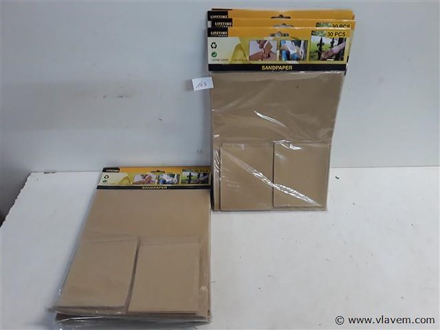 10 x schuurpapier 30 stuks mix - afbeelding 1 van  2